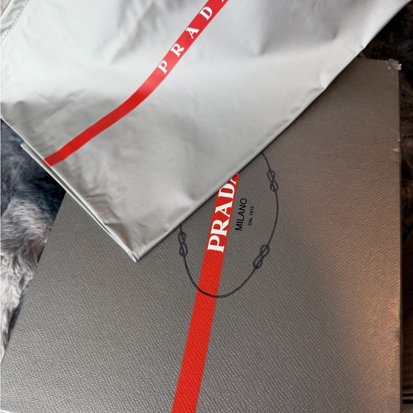 Prada Black and Red Sock Sneakers - Picture 7 of 8